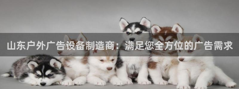 杏宇平台注册地址：山东户外广告设备制造商：满足您全方位的广告需求