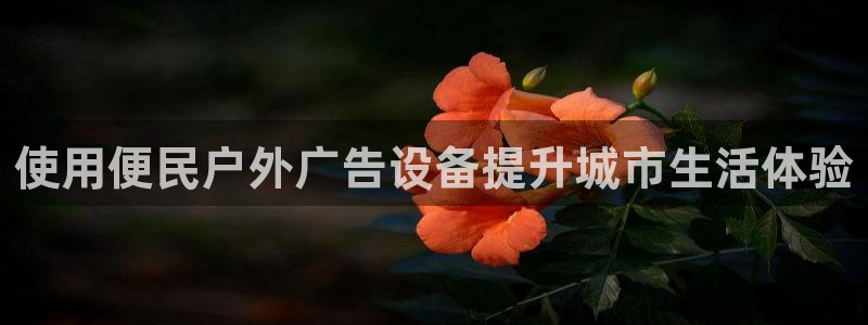杏宇平台总代理电话：使用便民户外广告设备提升城市生活体验