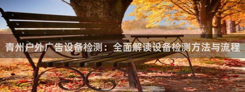 杏宇平台登陆：青州户外广告设备检测：全面解读设备检测方法与流程