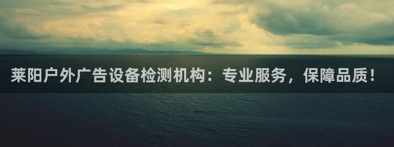 杏宇平台登录步骤：莱阳户外广告设备检测机